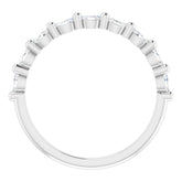 14K White 1/4 CTW Natural Diamond Anniversary Band